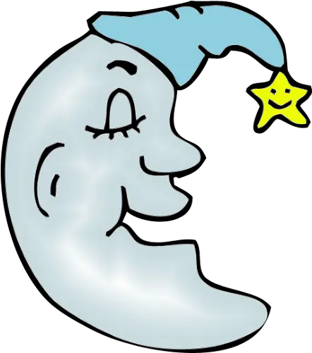 Download Hd Cartoon Moon Cliparts Crescent Moon Drawing Kids Png Cartoon Moon Png