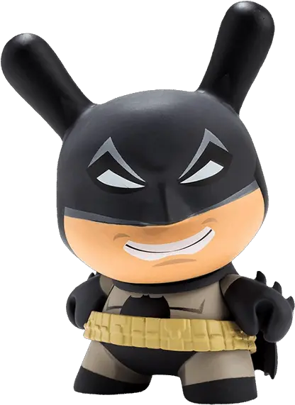 Dc Comics Dark Knight Batman 5u201d Dunny Vinyl Figure Kidrobot Png Black Knight Fortnite Png