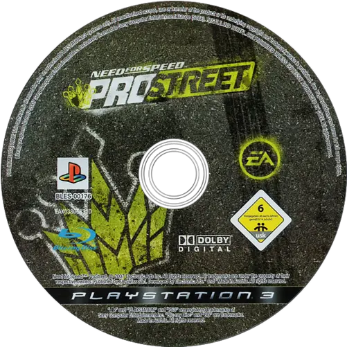 Bles00176 Need For Speed Prostreet Need For Speed Pro Street Ps2 Cd Png Need For Speed Logo