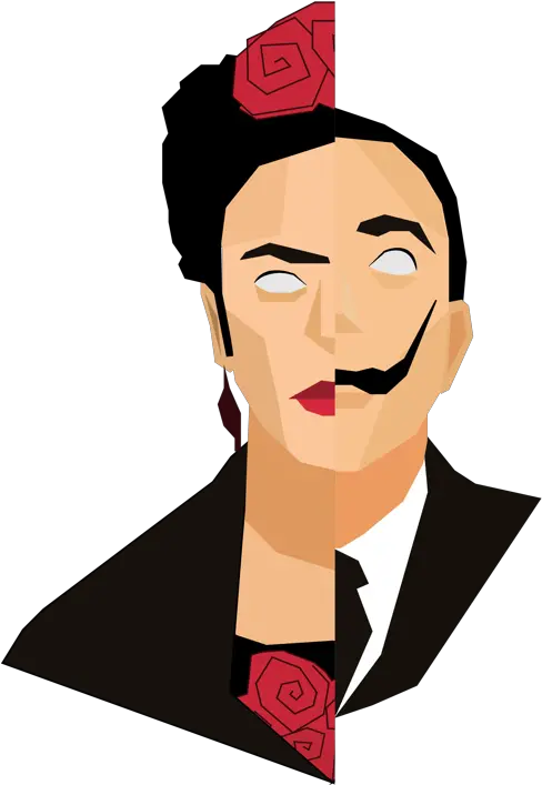 Frida Y Dali Kahlo Frida Dali Png Frida Kahlo Png