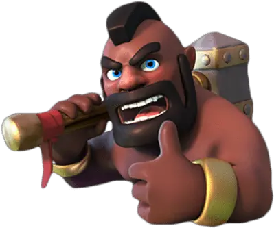 Clash Of Clans Barbarian King Clash Royale Hog Png Coc Icon Download