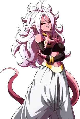 Majin Buu Android 18 Transparent Png Android 21 Good X Goku Android 18 Png