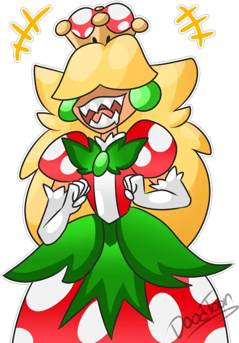 Piranhette Know Your Meme Mario Pirahna Plant Ette Png Bowsette Icon