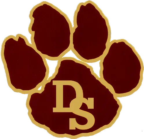 Logo Usagelicensing Overview Dripping Springs High School Football Logo Png Tiger Paw Png