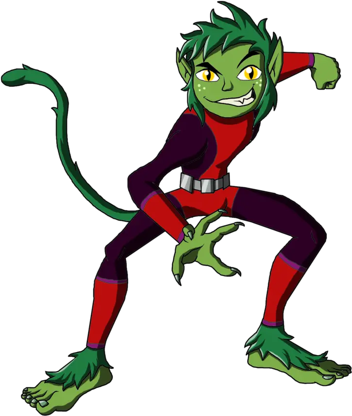 New Teen Titans Teen Titans Beast Boy 894x893 Png Dc Comics Chico Bestia Titans Png