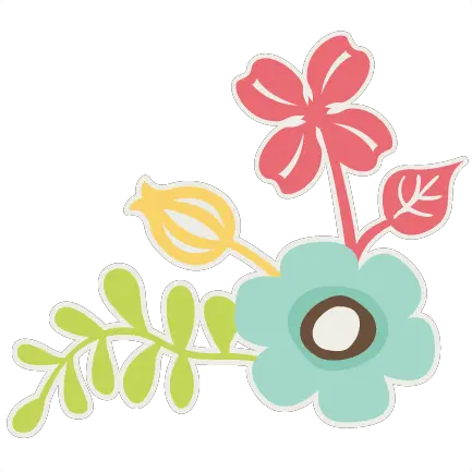 Corner Flowers Svg Files For Scrapbooking Flower Cut Flowers Svg Png Corner Flowers Png