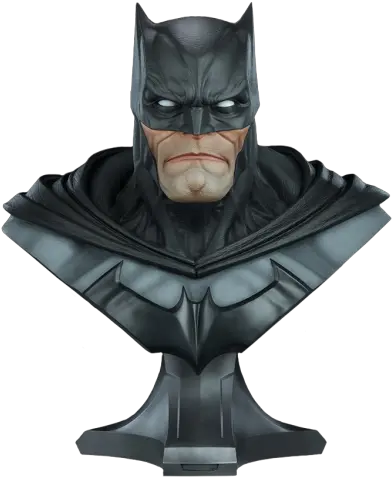 Batman Batman 11 Scale Lifesize Bust Batman Life Size Bust Png Batman Face Png