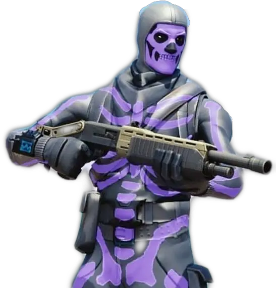 Trending Skulltrooper Stickers De Fortnite Para Instagram Png Purple Skull Trooper Png