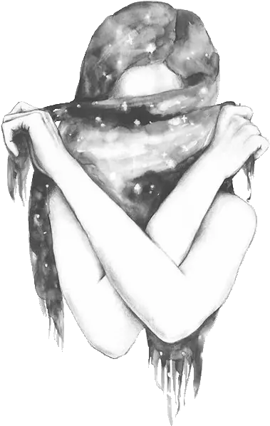 Don Cry Image 2787910 By Taraa On Favimcom Watercolour Girl Painting Galaxy Png Girl Drawing Png