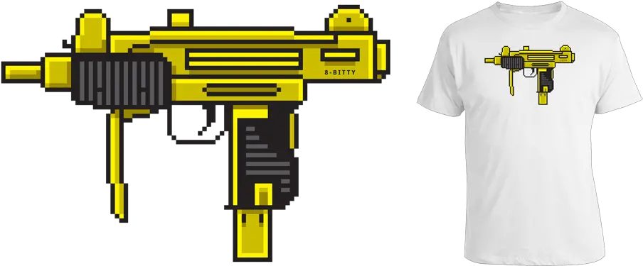 Gold Uzi Png 2 Image Uzi Gold Png Uzi Png