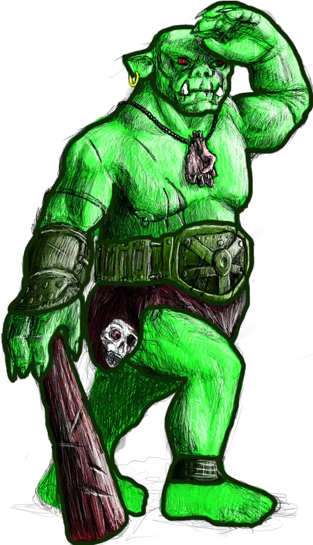 Vector Free Library Painted Opengameart Org Preview Orc Free To Use Orc Png Orc Png