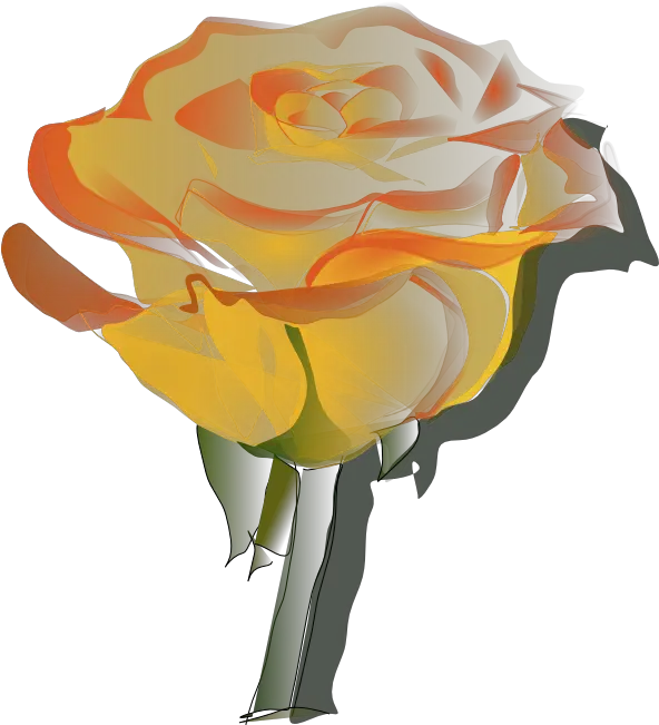 Free Rose Clipart Animations And Vectors Yellow Rose Tattoo Designs Png Single Rose Png