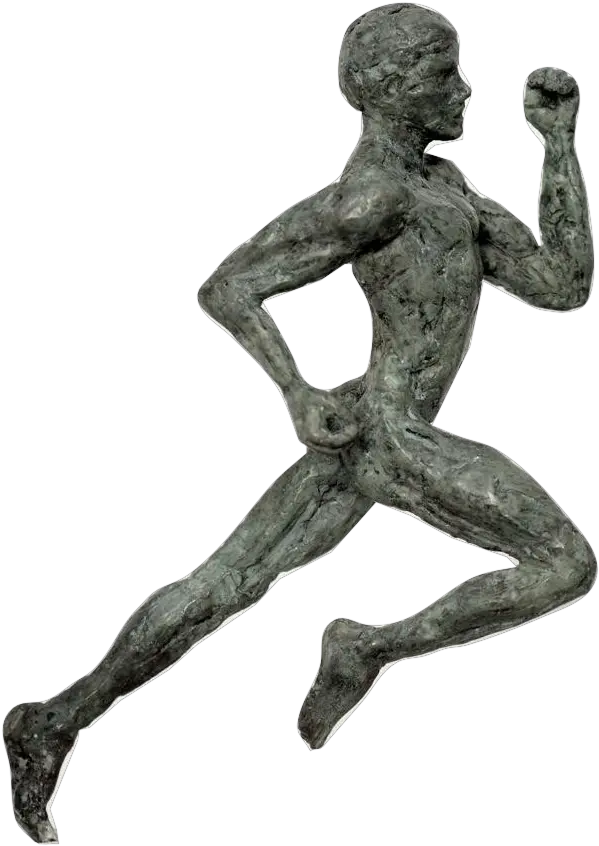 Runner U0026quotsprinteru0026quot Sculpture By Yann Guillon For Statue Runner Png Runner Png