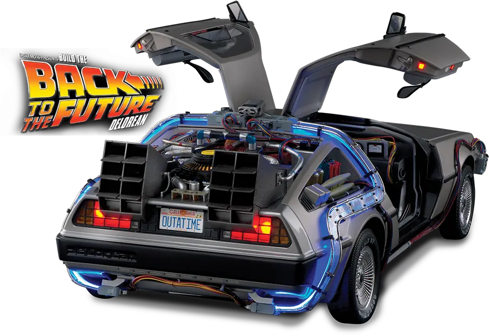 Future Delorean Transparent Png Delorean Back To The Future Model Delorean Png