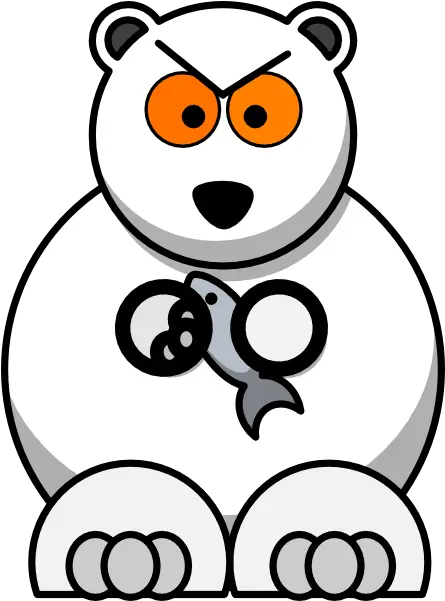 Cartoon Polar Bear Png Picture Black And White Stock Cute Cartoon Polar Bear Clipart Polar Bear Png