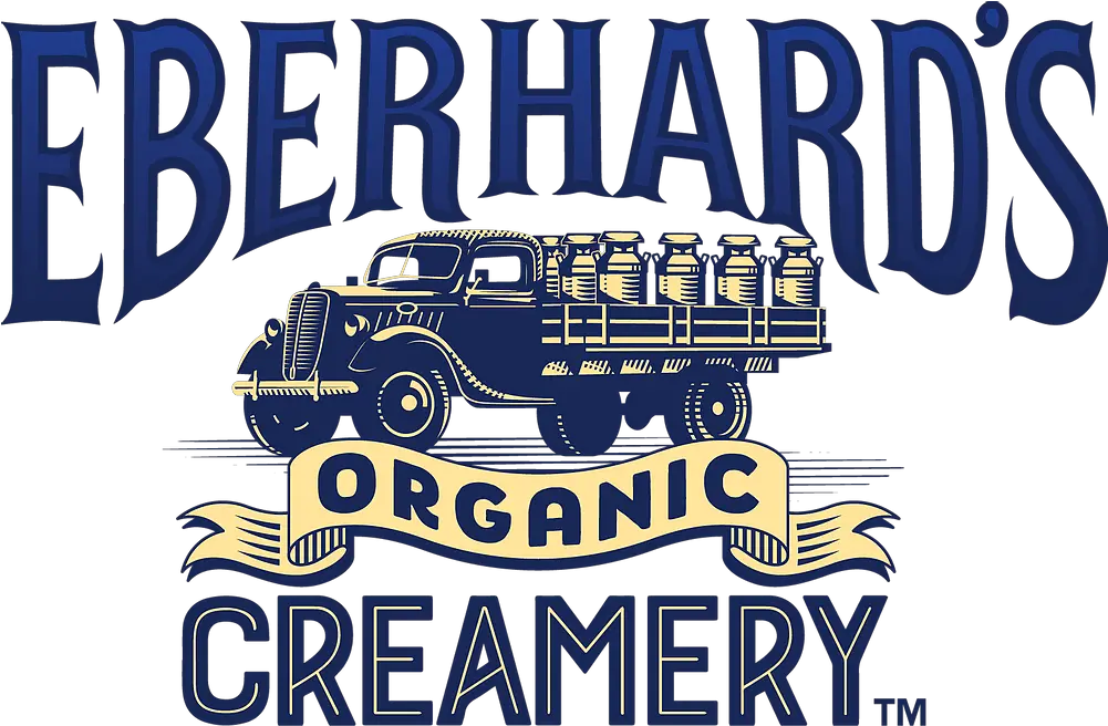 Eberhardu0027s Organic Creamery Logo Explainer And Swag Launch Commercial Vehicle Png Organic Logo