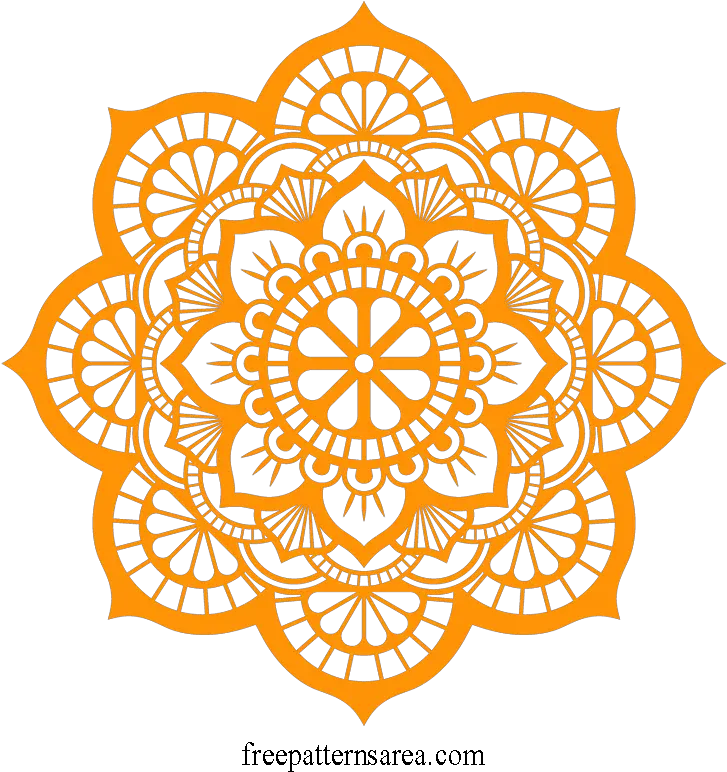 Lotus Mandala Vector Art Pattern Files Free Flower Mandala Svg Png Mandala Png