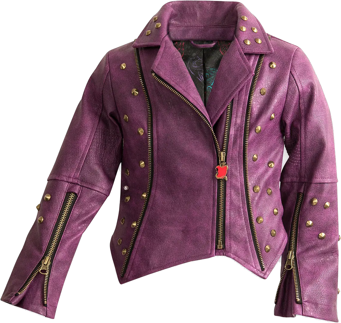 Download Mal Jacket Descendants 2 Mal Descendants Leather Jacket Png Descendants Png