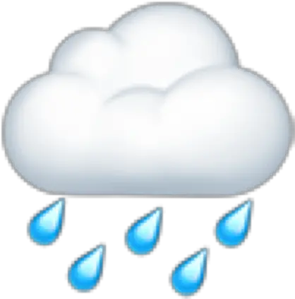 Emoji Iphoneemoji Rainyday Freetoedit Rainy Cloud Iphone Emoji Png Rain Emoji Png