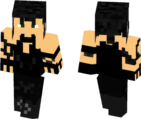 Download The Undertaker No Hat Wwe Minecraft Skin For Free Youtube Minecraft Skin Png The Undertaker Png