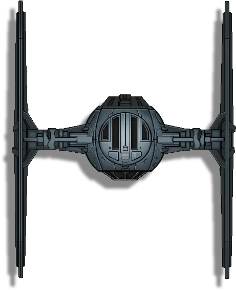 Star Wars Ship Tokens Tie Fighter Top View Png Tie Fighter Png