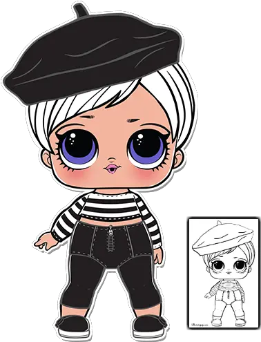 Surprised Kid Png Svg Transparent Library Lol Surprise Lol Surprise Beatnik Babe Lol Transparent