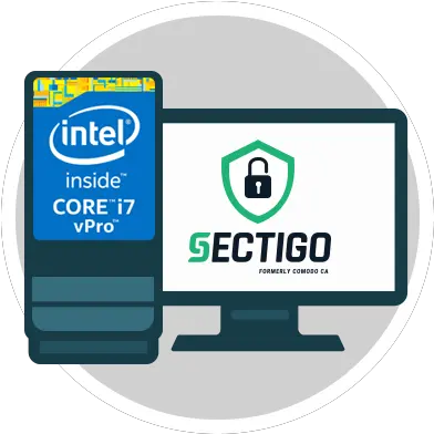 Amt Ssl Certificate Png Intel Inside Logos