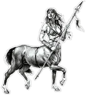 Fullscreen Page Woman Centaur Drawing Png Centaur Png