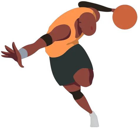 Ball Player Shorts Finger Palm Flat Png Jugador De Basquet Basketball Player Png