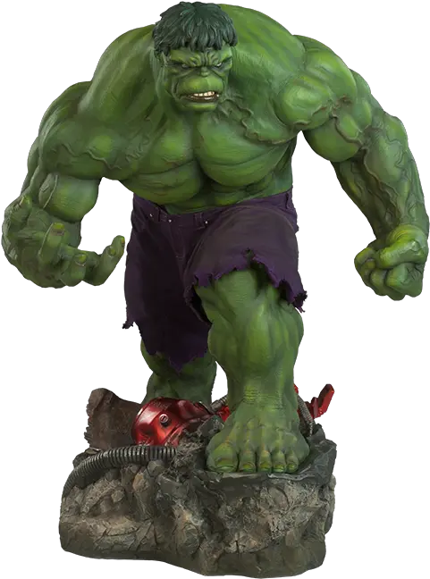 Marvel The Incredible Hulk Premium Formattm Figure By Side Hulk No Haircut Statue Png Incredible Hulk Png