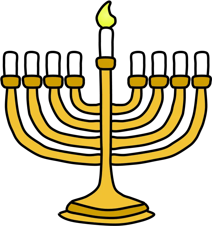 Hanukkah Menorah Happy Hanukkah Png Lit Png