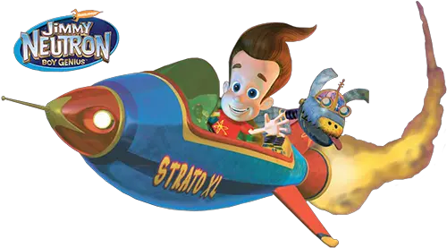 Genius Boy Clipart Png Jimmy Neutron Rocket Ship Carl Wheezer Png