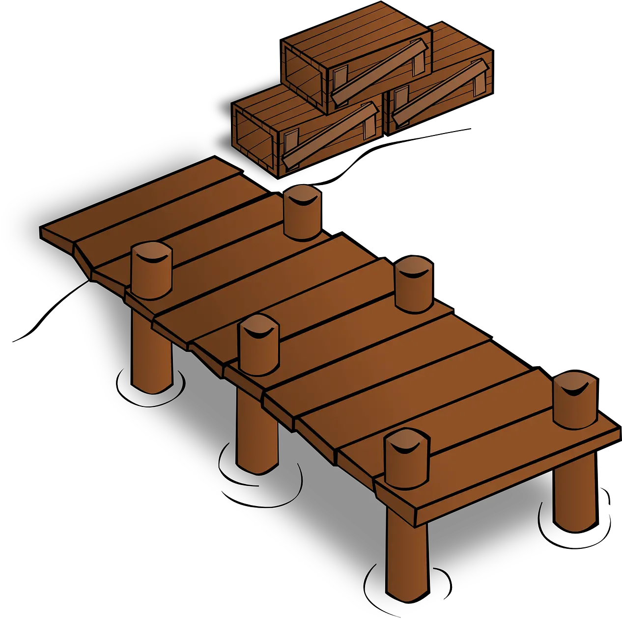 Bridge Clipart Wooden Dock Clip Art Png Bridge Clipart Transparent