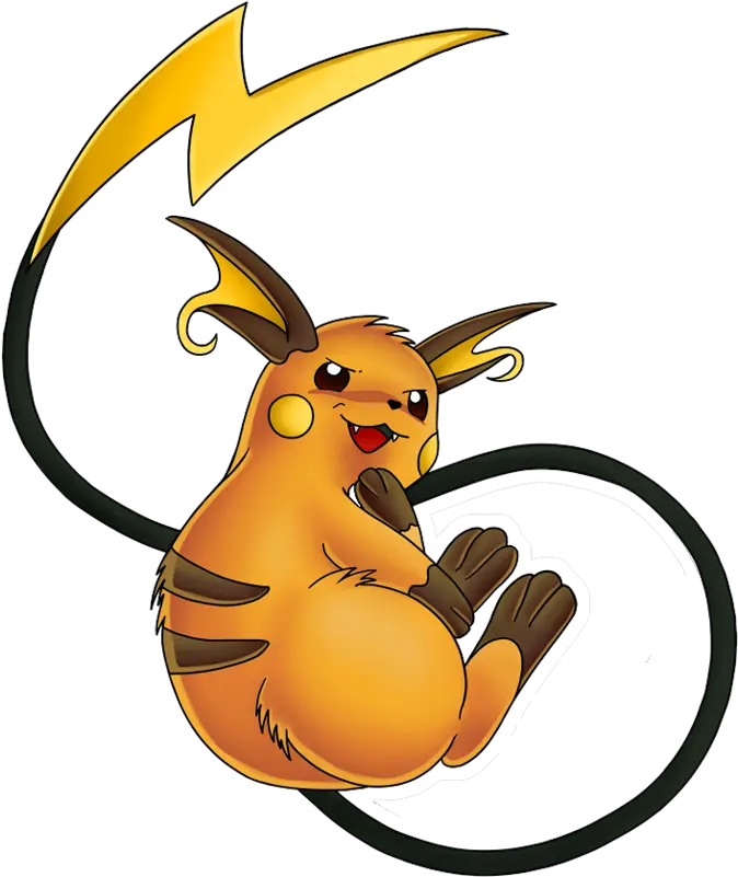 Pokemon 2026 Shiny Raichu Pokedex Cartoon Png Raichu Png