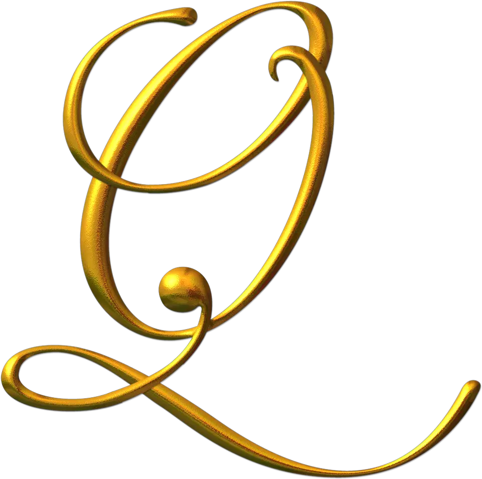 Letter Q Png Image Gold Letter Q Png Q Png