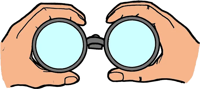 Png File Svg Binoculars Icon White Psd Clip Art Library Looking Through Binoculars Clipart Binoculars Icon