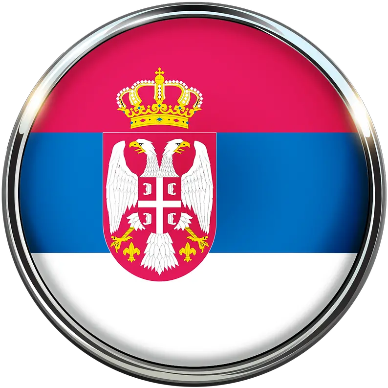 Serbia Flag Icon Serbian Flag Icon Extra Small Png Nation Flag Icon