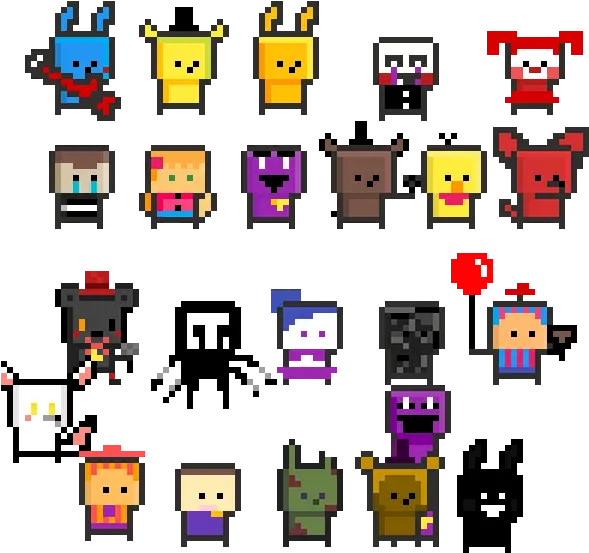 Livitheartistu0027s Gallery Pixilart Pixel Art Fnaf 8 Bit Png Wolf Icon 16x16