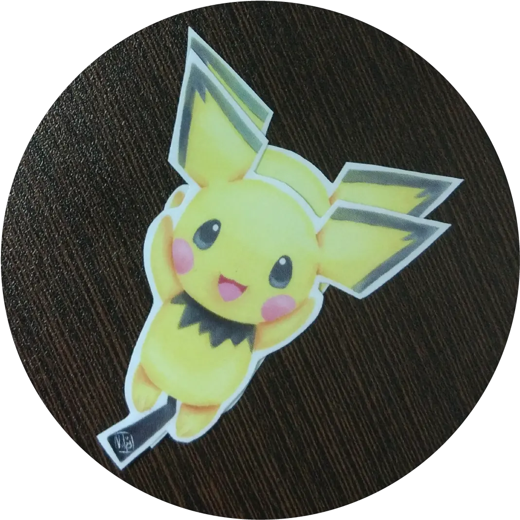 Pichu Stickers Sold By Vulpysden Cartoon Png Pichu Transparent