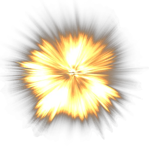 Comic Explosion Bubbles Png