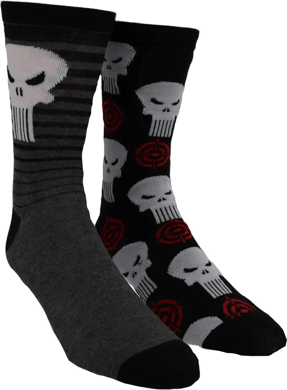 2 Pair Pack Marvel Punisher Socks For Teen Png Sock Png