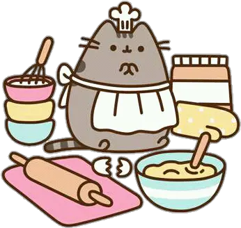 Letu0027s Bake Shared By Pusheenfanclub Lets Bake Png Pusheen Cat Png