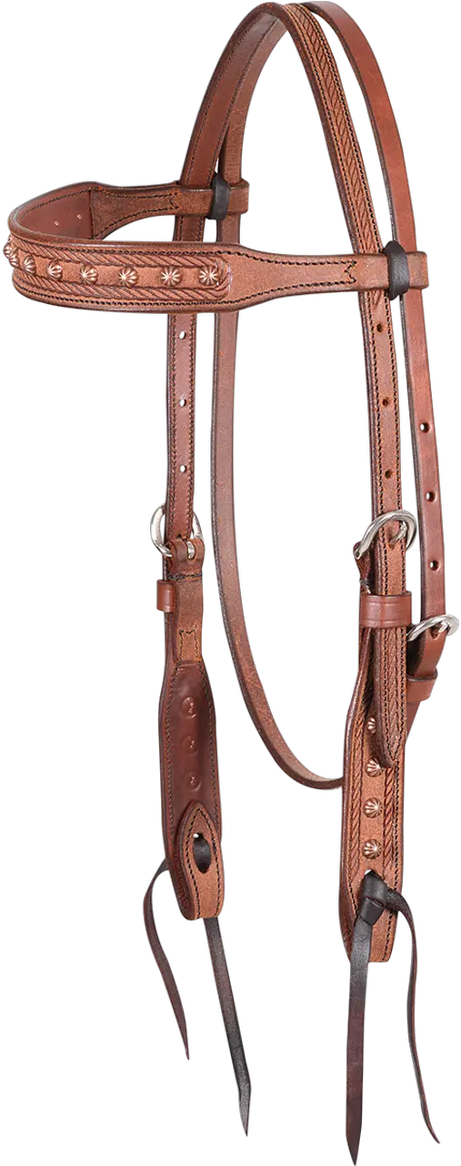 Rope Border With Copper Dots Headstall Halter Png Rope Border Png