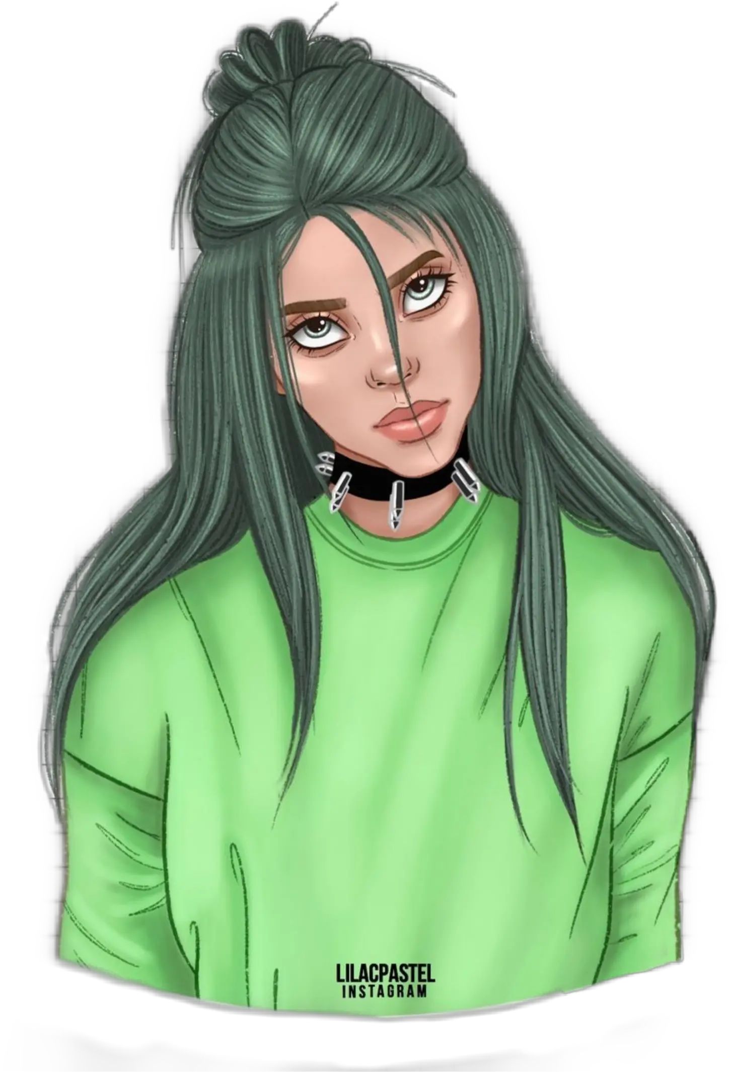 Billieeilish Billieeilishedits Sticker By Viki Kardos Billie Eilish Animated Png Draw Png