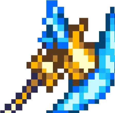 Terraria Stardust Axe Nova Skin Terraria Stardust Axe Png Terraria Logo Png