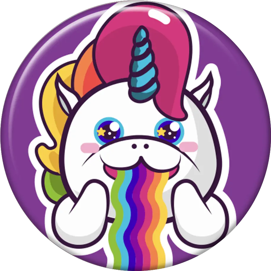 Pop Selfie Unicórnio Vomitando Arco Unicornio Que Vomita Arcoiris Png Arco Png