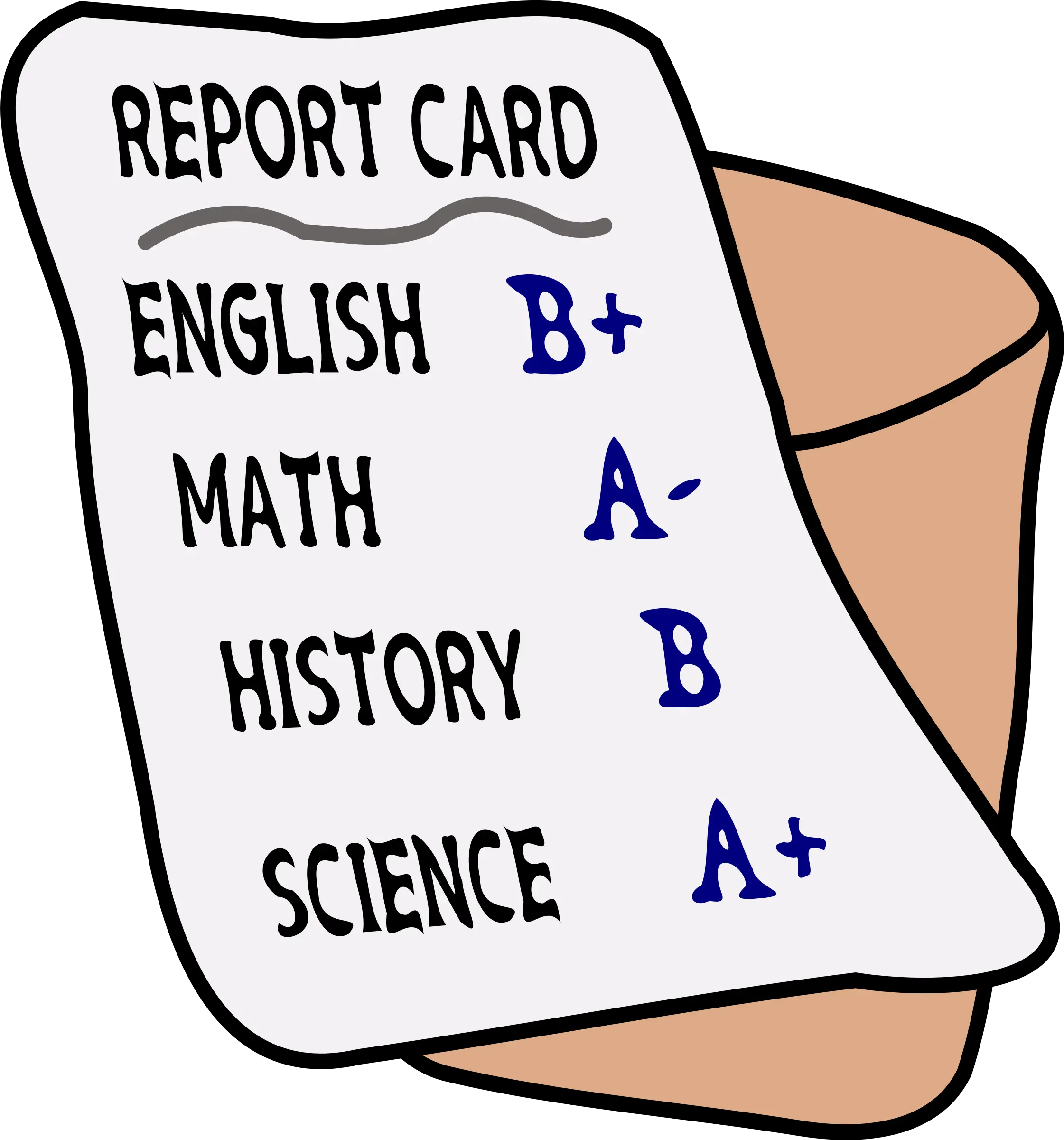 Report Card Clipart Png Report Card Png Card Png