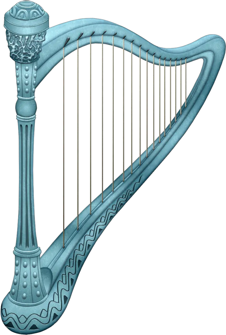 Blue Harp Png Clipart Picture Blue Harp Clipart Harp Png