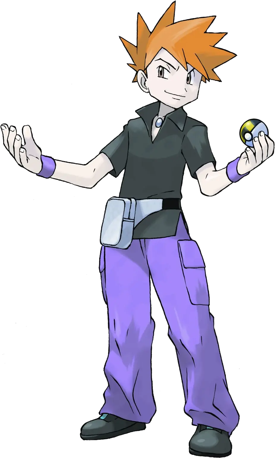 Download Gary Oak Green Pokemon Fire Red Png Gary Png