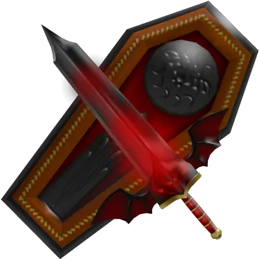 Vampire Vanquisher Sword And Shield Roblox Roblox Coffin Sword Png Sword And Shield Png